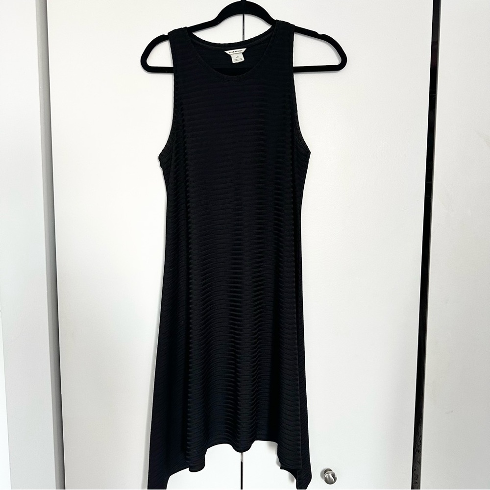 Club Monaco Black Drape Dress